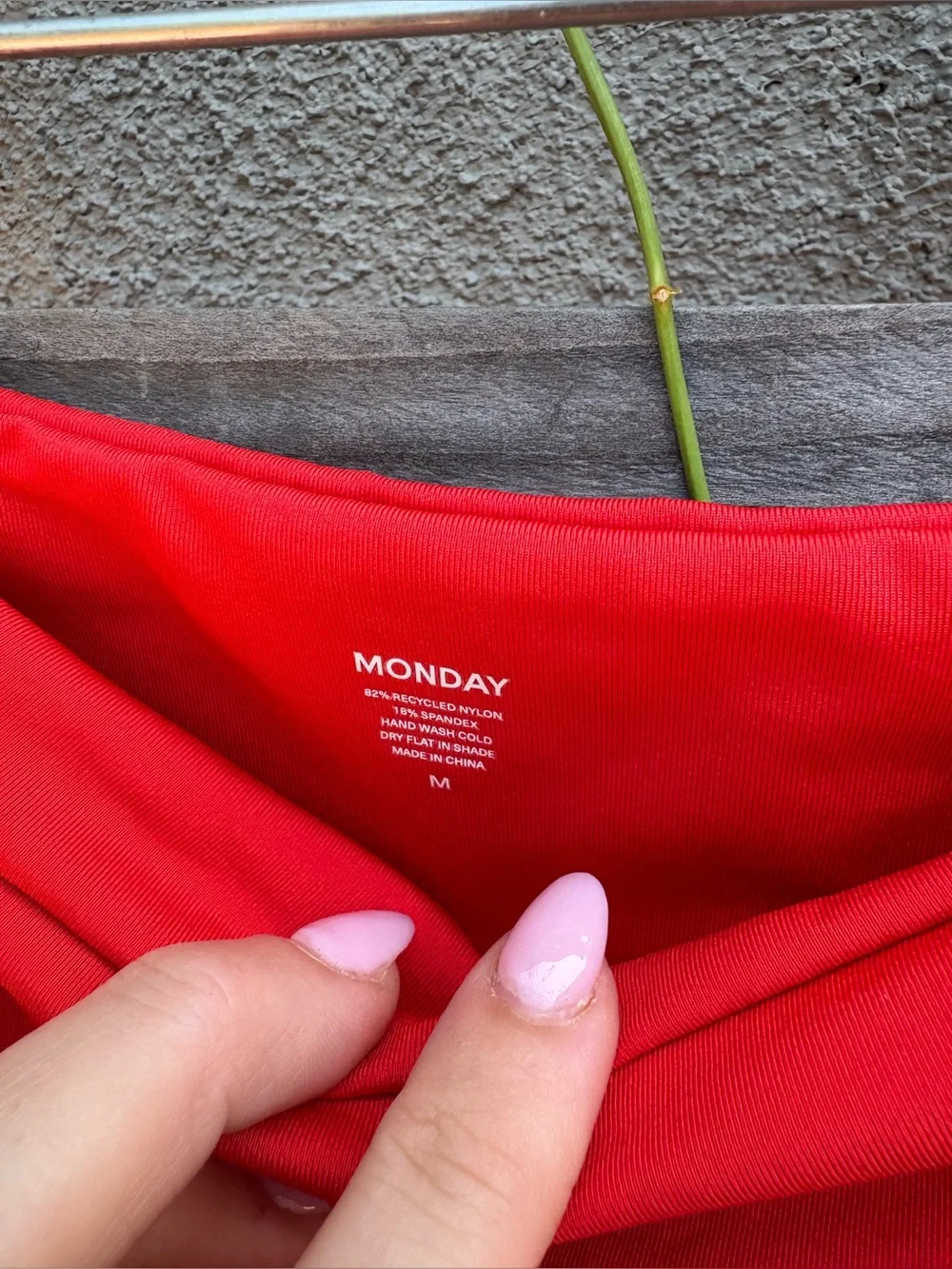 Monday Swimwear Maui Top + LE MARAIS BOTTOM - CHILI PEPPER VV- M new with Tags!